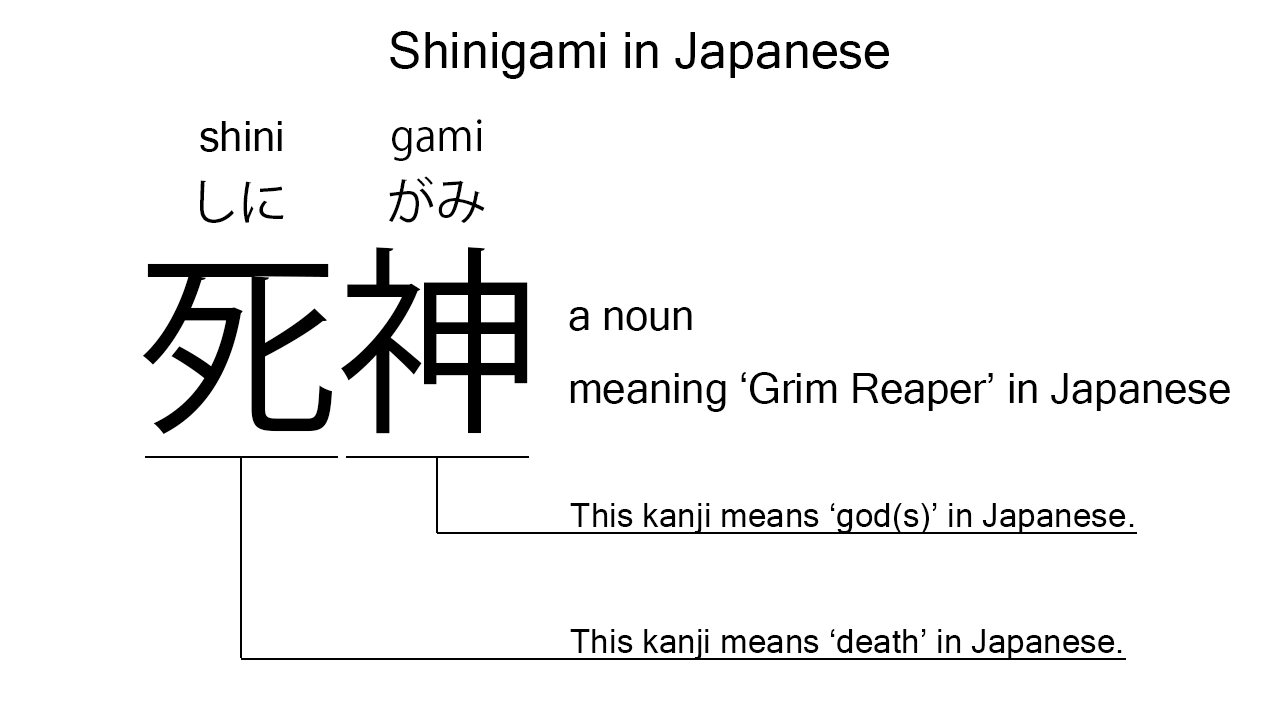 shinigami in japanese