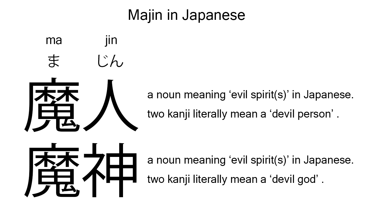 majin in japanese